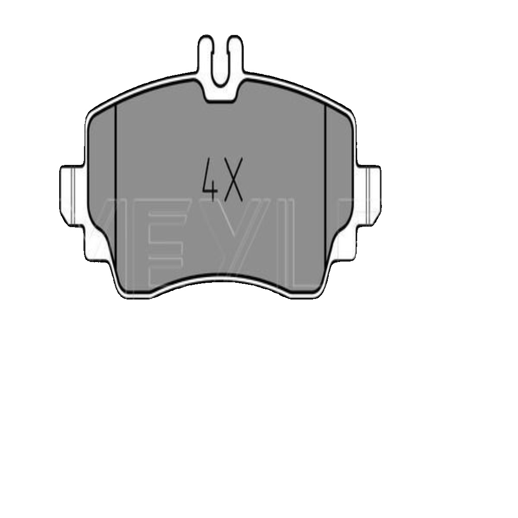 Brake pads Front Axle 025 230 7016 MEYLE for MERCEDES-BENZ A-CLASS