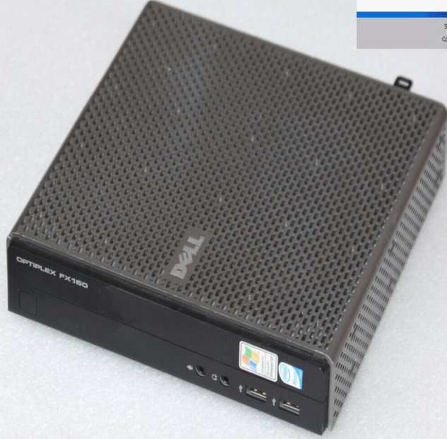 Dell FX160 Mini PC 1600 MHz 2GB RAM RS-232 VGA DVI SSD 80GB Windows 2000 Pro