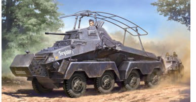 Tamiya 32574 German 6-Wheeled Heavy Armoured Car Sd.Kfz.232 1:48 Scale Kit