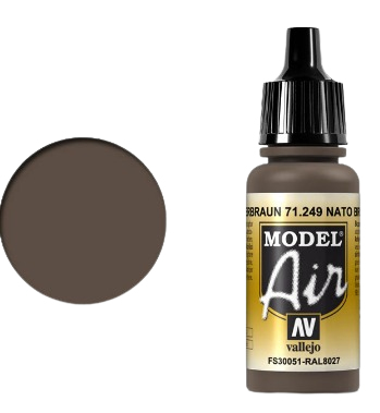 Vallejo Model Air Color 71.249 - NATO Brown - 17 Ml