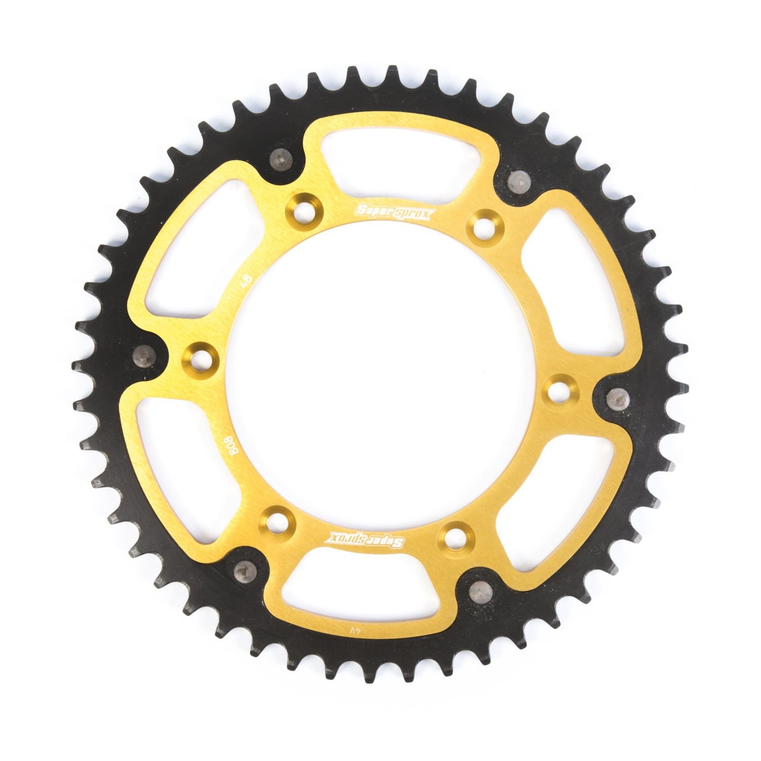 Crown Supersprox Stealth Gold 48 D for Moto Spare Parts, Accessories