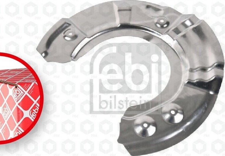Front Right FEBI GERMANY 176765 Splash Guard, brake disc for BMW