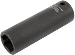 Draper 05189 Draper Expert HI-TORQ 6 Point Deep Impact Socket 1/4"" Sq Dr 11mm