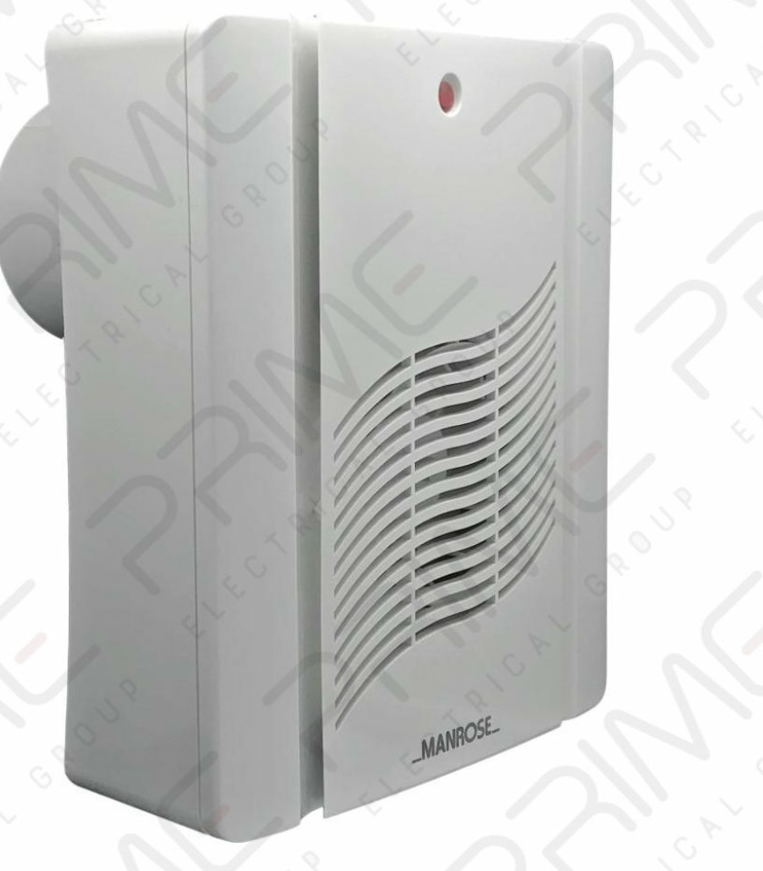 Manrose LM200H Centrifugal Low Energy Extractor Fan (Humidistat / Timer)