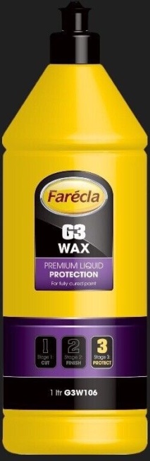 Farecla G3 Wax Premium Liquid Protection Easy Finishing Wax G3W106 1L