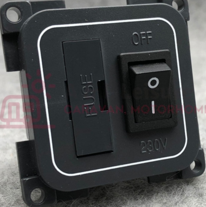 CBE C-Line 230v 10 Amp Fused Spur-Caravan, Motorhome, Camper Compatible - PO261
