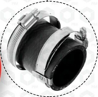Air duct pipe AEM (Ethylene Acrylate Rubber) 09-0914 GATES for FORD FOCUS III - Image 13
