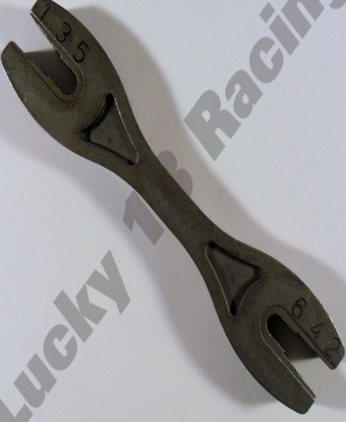MOTOCROSS ENDURO MX MOTORCYCLE 2 PIECE 4 SIZE WHEEL SPOKE KEY WRENCH TOOL SET