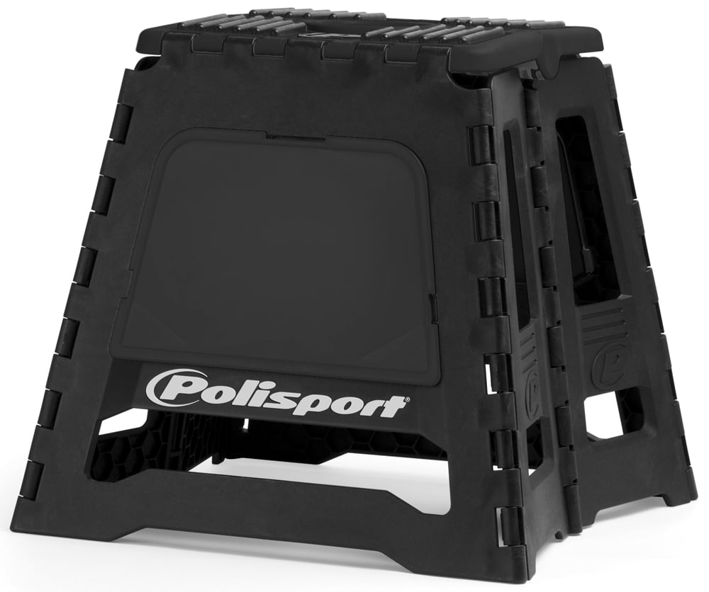 Black Folding Polisport Stand For Motorcycle Parts Accessories