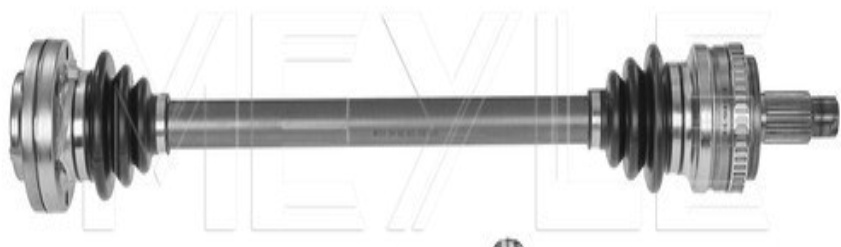 Rear Right MEYLE GERMANY 314 498 0023 Drive Shaft for BMW
