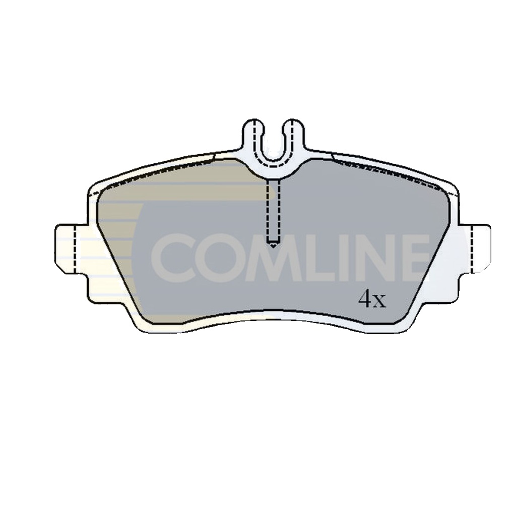 Front COMLINE CBP0748 Brake Pad Set, disc brake for MERCEDES-BENZ