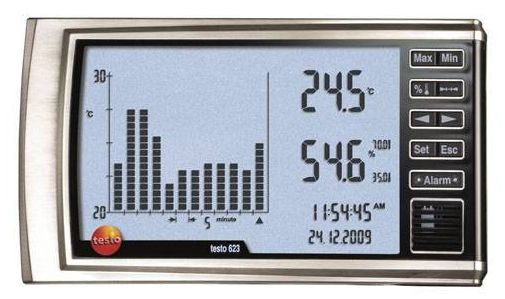 Testo 623 Thermo Hygrometer with Histogram