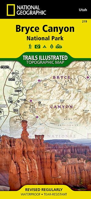 Bryce Canyon National Park Map      Trails illustrated national geographic