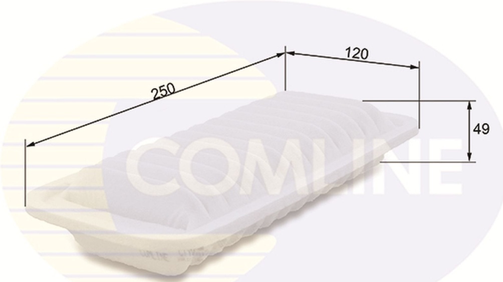 COMLINE CTY12035 Air Filter for DAIHATSU,SUBARU,TOYOTA