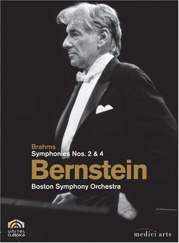 Brahms - Symphonies Nos. 2 And 4 - Bernstein (DVD, 2008) (GermanFrenchSpanish)