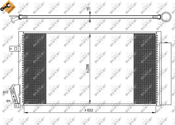 NRF 35940 Condenser, air conditioning for FIAT,OPEL,VAUXHALL - Image 24