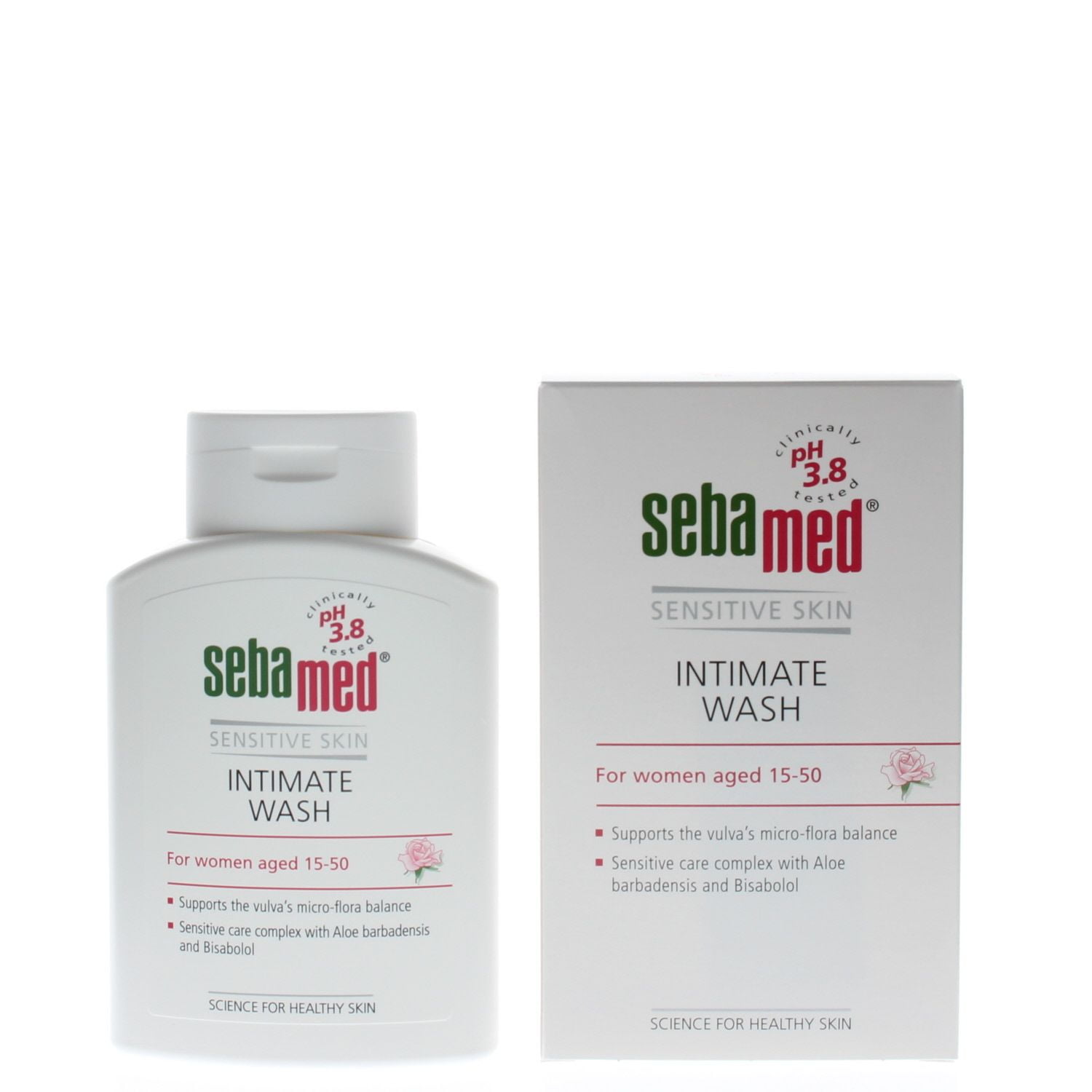 SEBAMED Intimate Hygiene Cleanser pH 3.8 mild with Aloe Barbadensis 200 ml