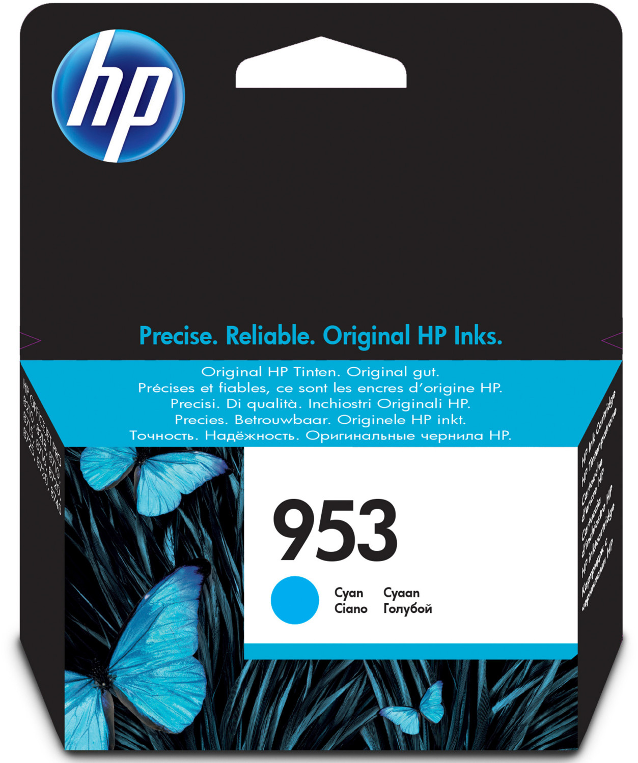 HP 953 Standard Yield Original Cyan Ink Cartridge  -F6U12AE