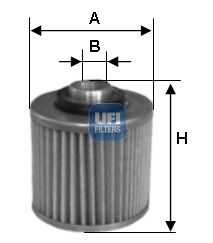 25.514.00 UFI FILTRO OLIO PER CICLO MOTORI