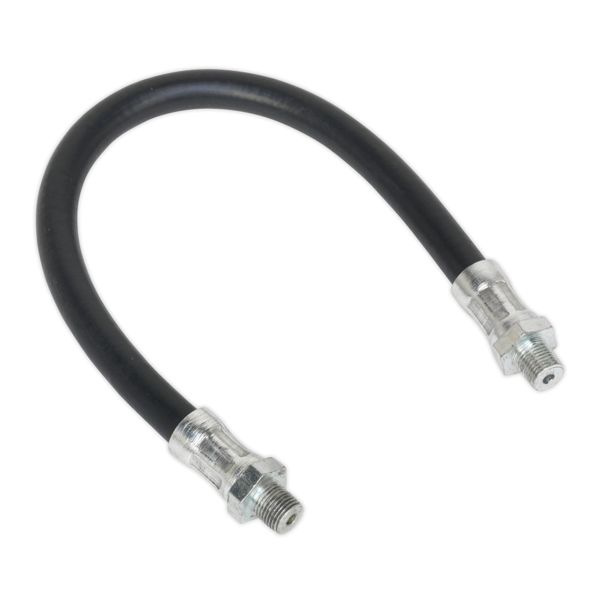 Sealey GGH300 Flexible Rubber Grease Gun Delivery Hose 300mm 1/8""BSP