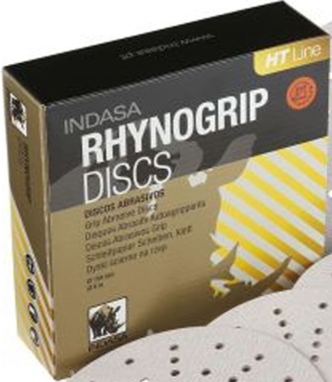 Indasa Rhynogrip HT Ultravent Line 150mm 6"" Sanding Discs P1000 Box of 50