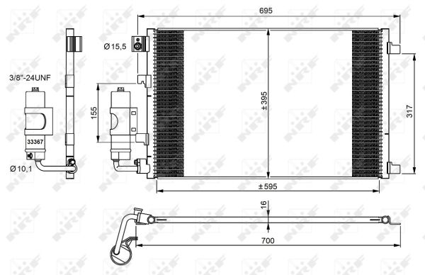 Nrf Condenser - 35973 - MPN: 35973 - Zoro