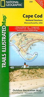 Cape Cod Map Trails illustrated national geographic