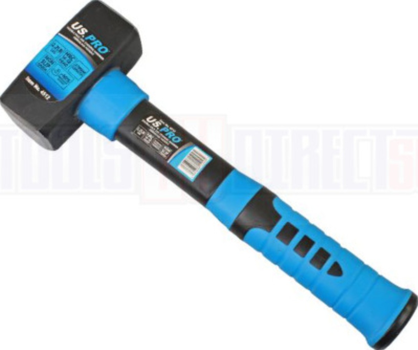 US PRO Tools 2.2lbs Stoning Hammer 1kg Fibreglass Handle 11"" Inch Sledge Hammer