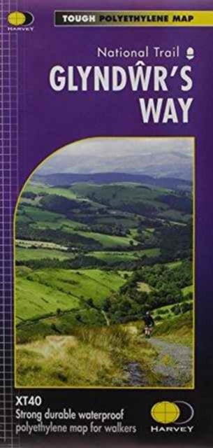 Glyndwr's Way by Harvey Map Services Ltd SHEET MAP - Image 3