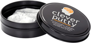 Clever Putty Sensory Slime Silver Mouldable Stretachable Stress Relief