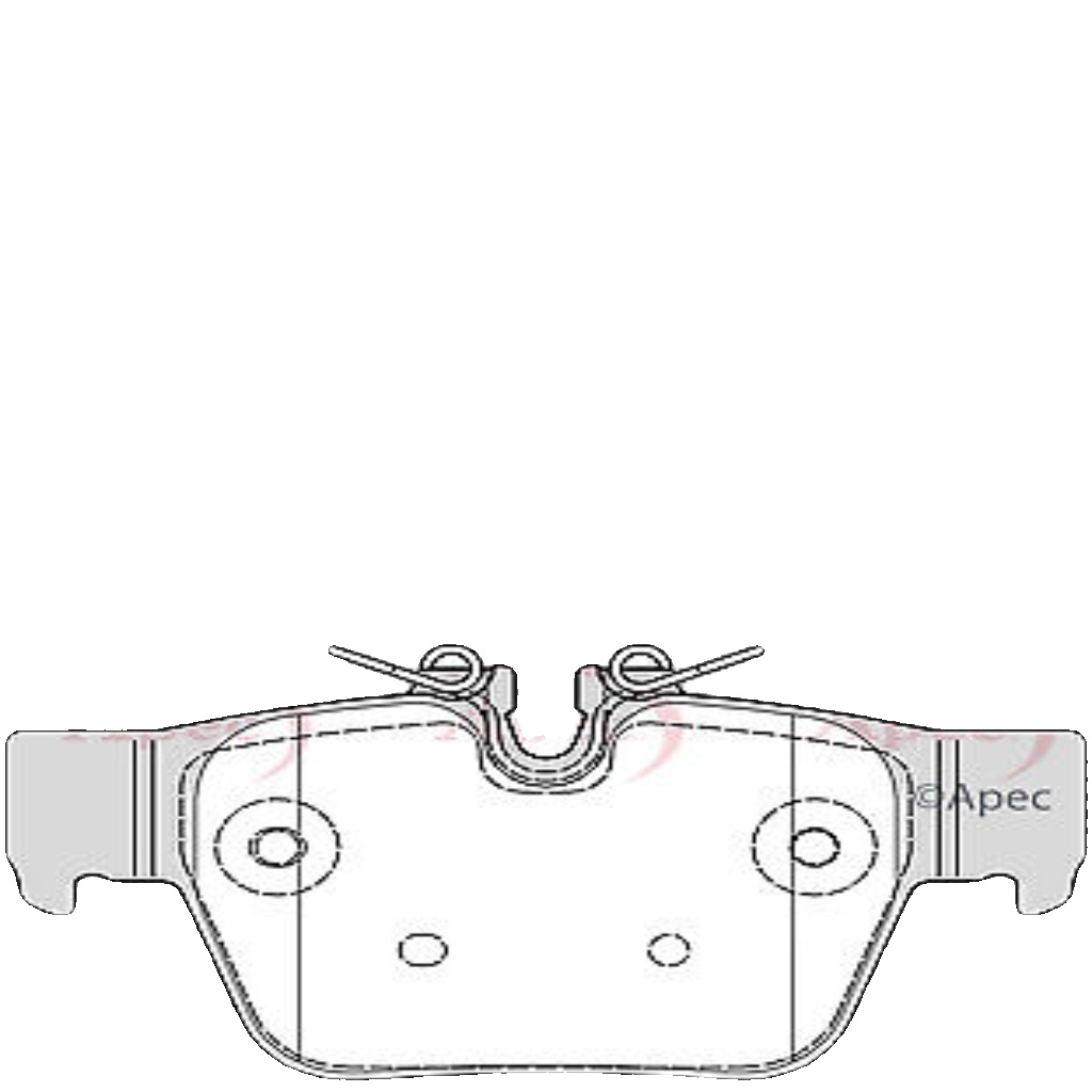 APEC REAR BRAKE PAD SET DISC BRAKE FOR BMW MINI 1 2 MINI CLUBMAN MINI COUNTRYMAN