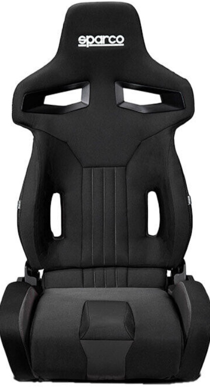 Sparco R333 Reclining Performance Road Car Track Day Seat Black / Black - Image 6