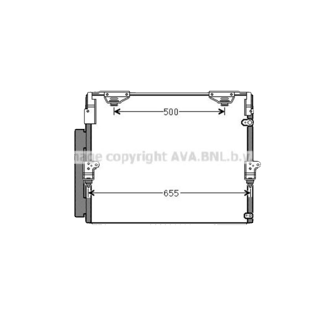 Fits AVA TO5560D AIR CONDITIONING COOLER LEXUS LX (2008) LX 570 5.7 V ⭐UK Stock⭐