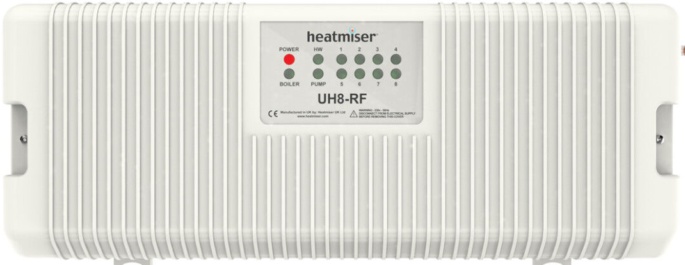 Heatmiser UH8-RF + White NeoAir 8 Zone Wireless Centre Water Underfloor Heating