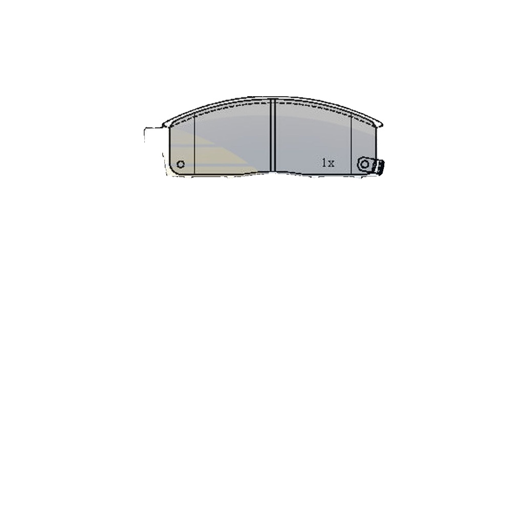 Front COMLINE CBP31584 Brake Pad Set, disc brake for FIAT,MITSUBISHI