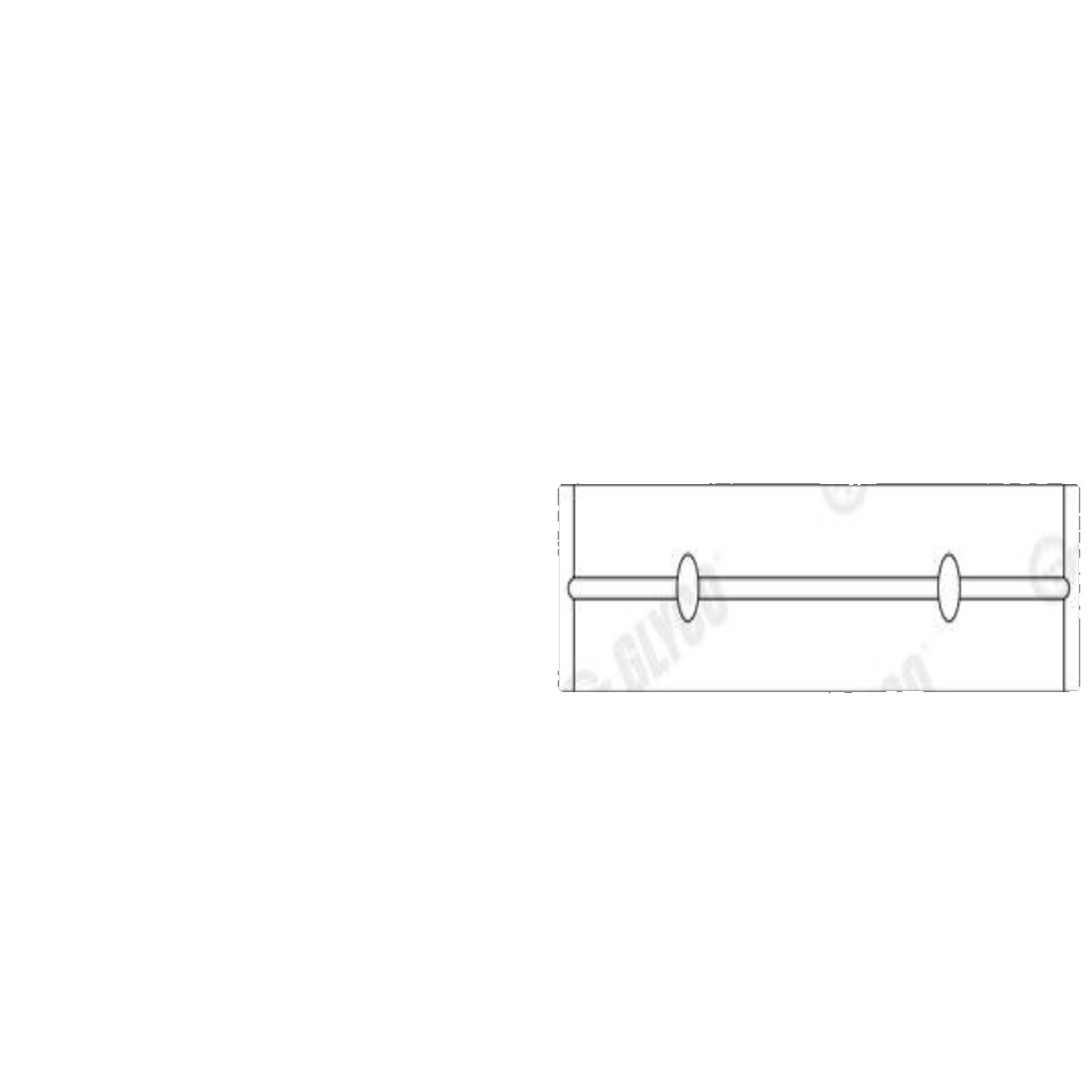 GLYCO H1065/5 STD Crankshaft Bearing for DACIA,IRAN KHODRO,MAHINDRA,MAHINDRA REN