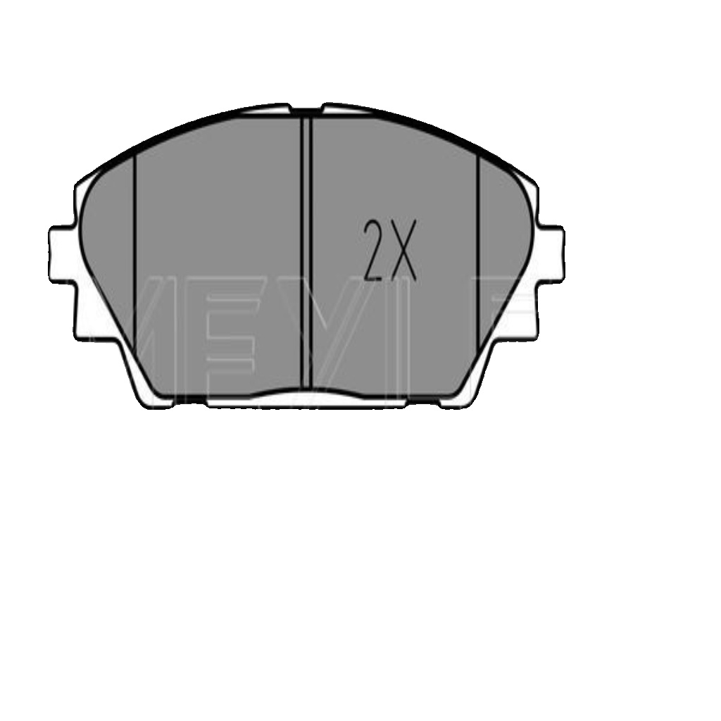 Front MEYLE GERMANY 025 258 7516 Brake Pad Set, disc brake for MAZDA