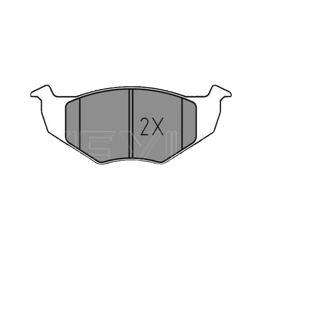 Front MEYLE 025 218 6615 Brake Pad Set, disc brake for SEAT,VW
