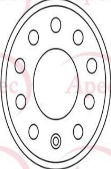 Brake Disc APEC DSK911 Fits Audi Seat Skoda VW 100 A4 A6 Exeo Passat Superb