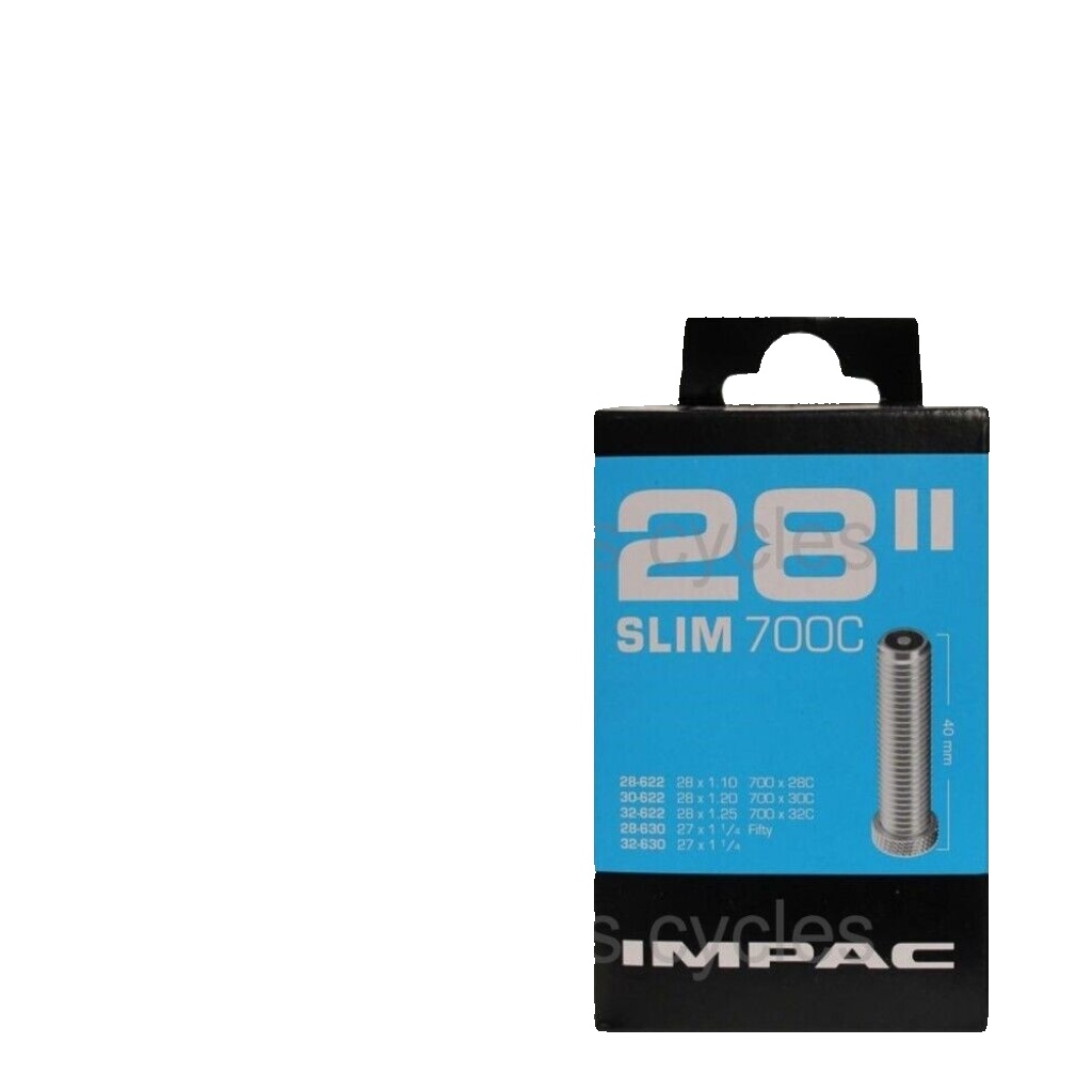 Impac Inner Tube 28"" Slim 700c 28/32-622/630 Schrader Valve Hybrid Trekking Bike