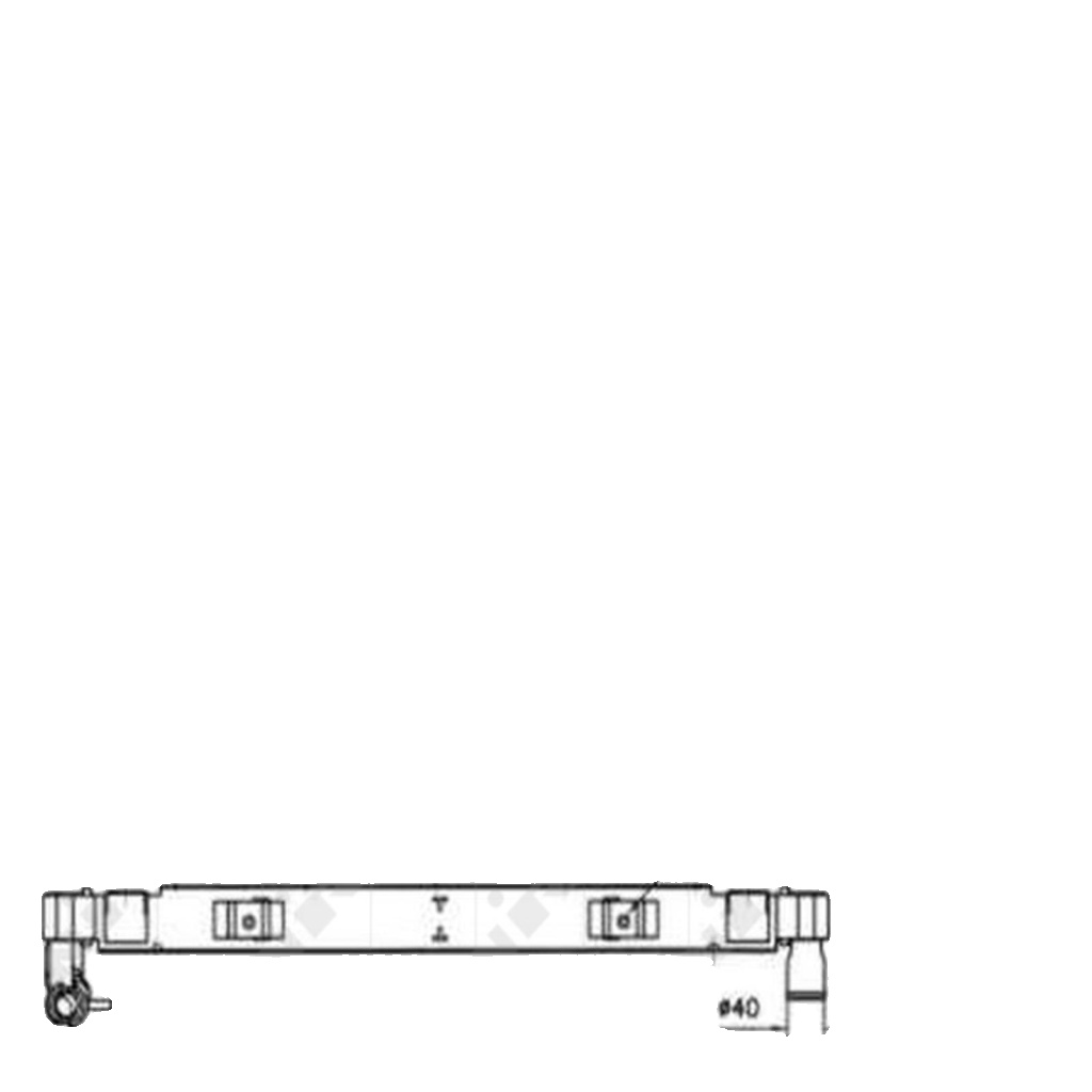 NRF 52154 Radiator, engine cooling for NISSAN