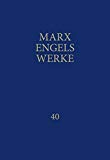 MarxEngelsWerke Band 40 by Karl Marx HARDBACK 9783320022730
