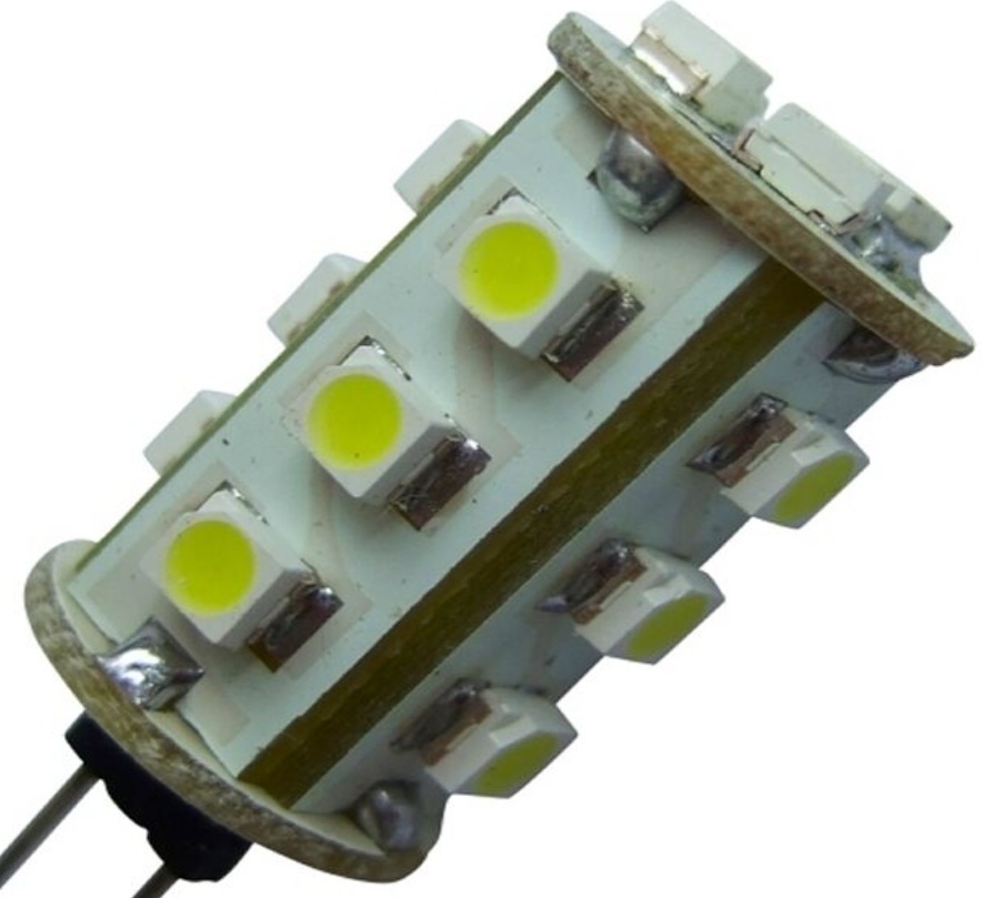 G4 15 SMD LED 12V DC 1.5W 110LM WHITE BULB ~10W