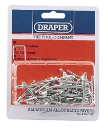 Draper 13557 Blind Rivets 48 x 64mm (50 Piece)