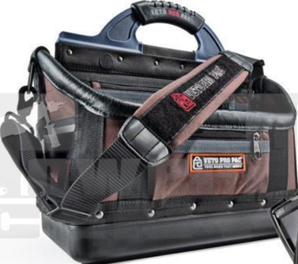 Veto Pro Pac Contractor Open Top OT-XL Tool Carry Bag & Parts Bags Pack of 4 PB4