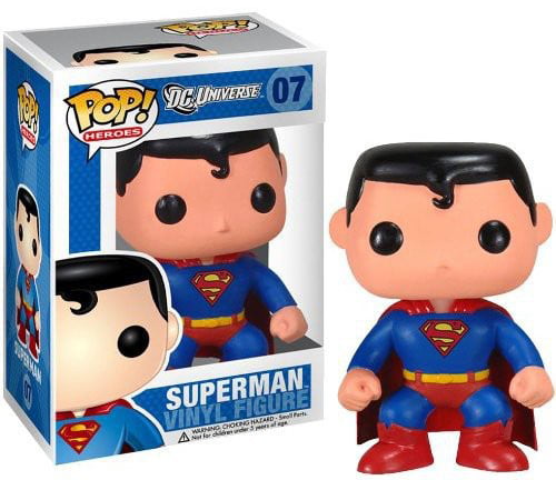Funko Pop! DC Heroes: Superman (Metallic Chase)
