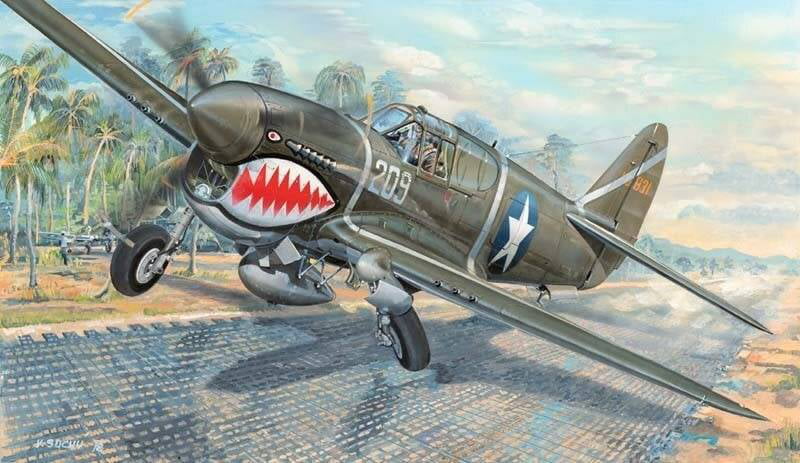 TRU03227 - Trumpeter 1:32 - P-40F War Hawk