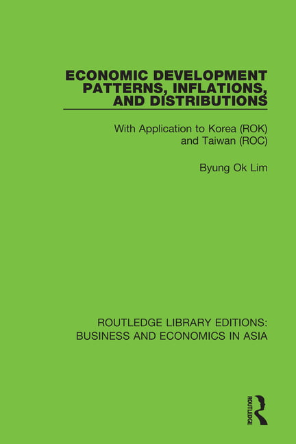 Economic Development Patterns, Inflations, and Distributions - 9781138369641