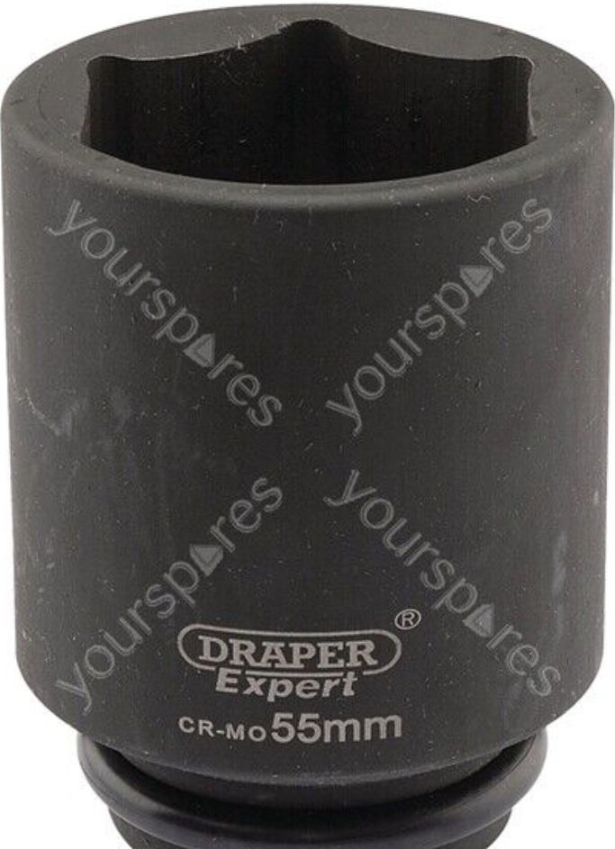 Draper 05085 Draper Hi-TORQ Deep Impact Socket 3/4"" Sq Dr 55mm