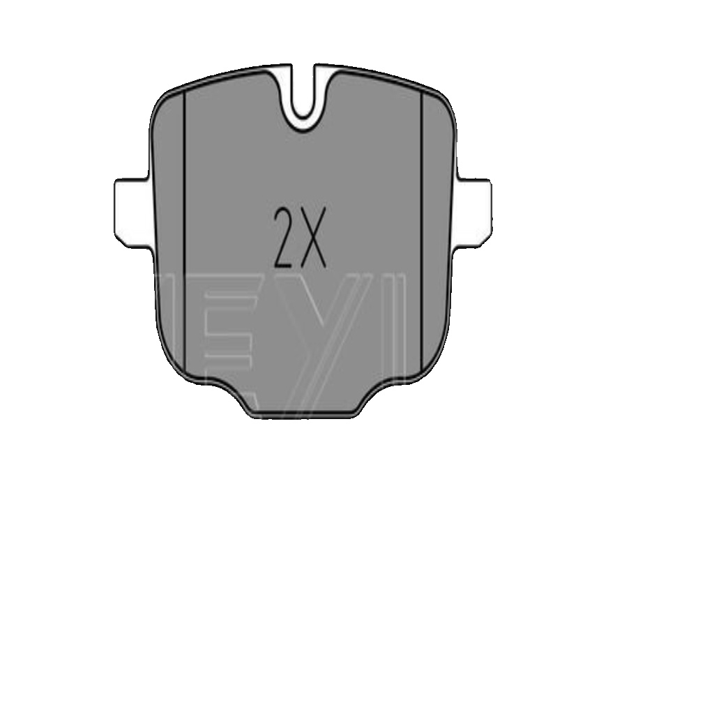 MEYLE 025 247 0318 BRAKE PAD SET DISC BRAKE Rear